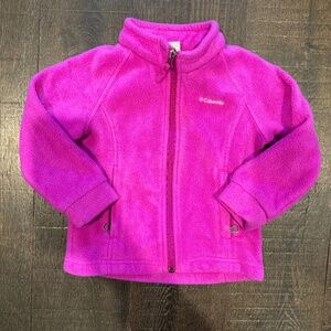 3T Columbia fleece zip-up sweater
